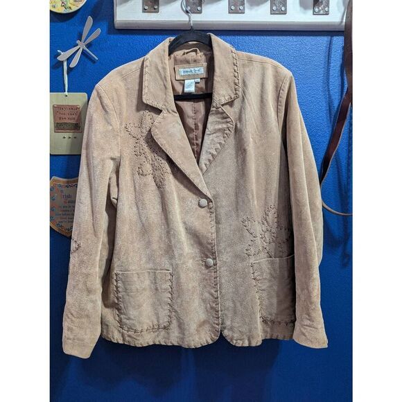 Coldwater Creek Suede Jacket - Picture 1 of 8